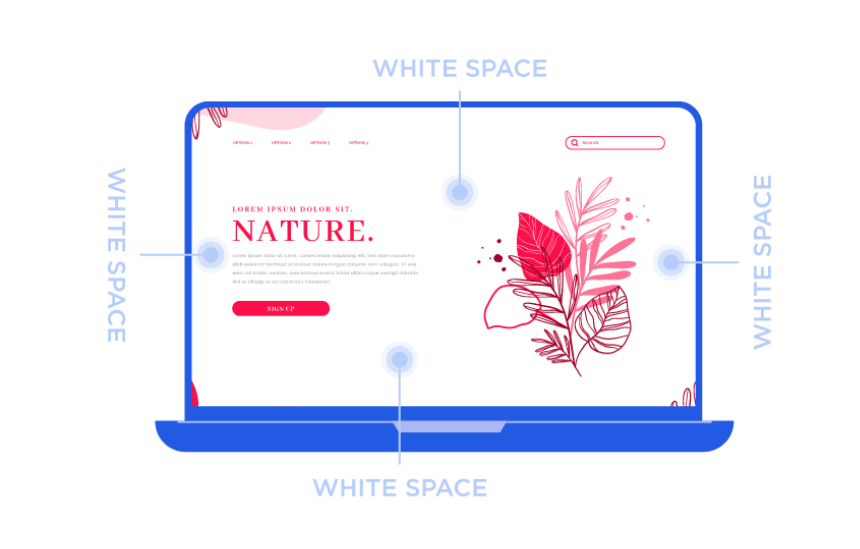 white space image