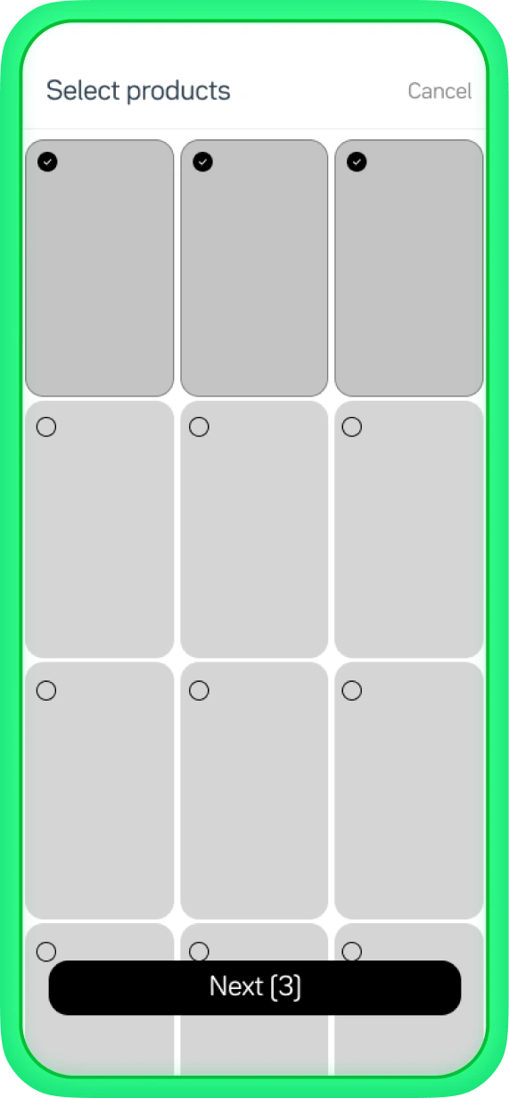 Select product